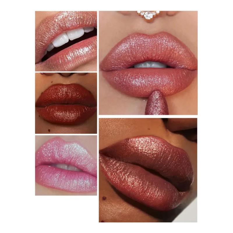 Kit 3 Labiales Metalizados Ultra Brillantes Hidratantes Dura