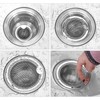 Sink Strainer Kitchen Stainless Steel Hair Strainer Shower Large Small