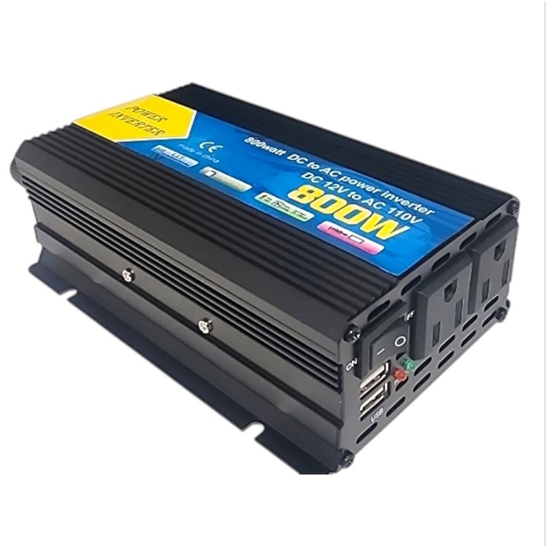 High-Power DC to AC Power Inverter – 12V to 110V/220V