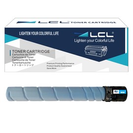LCL Compatible Toner Cartridge Replacement for Konica Minolta TN324 TN-324 TN324C TN-324C A8DA430 High Yield BizHub C258 C308 C368 (1-Pack Cyan)