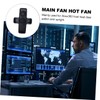 Gatuida 1pc Cooling Fan Stand Temperature Control Lightweight Host Vertical