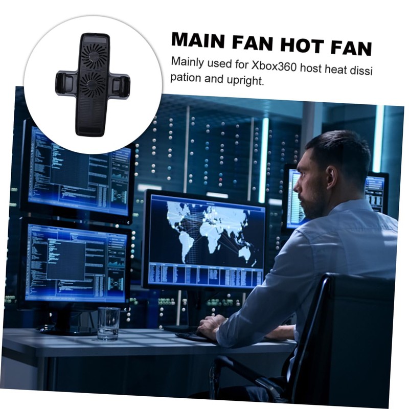 Gatuida 1pc Cooling Fan Stand Temperature Control Lightweight Host Vertical