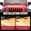 GLOBLED A-Pillar Windshield Light Mount Hood Cowl Mount Brackets Compatible
