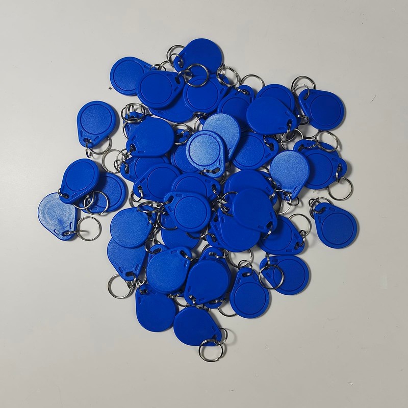 ReaIOKbii Blue Waterproof ABS 13.56MH2 IS014443A M1 Classic NFC RFID