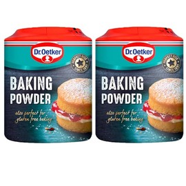 Dr Oetker 2 x 170g Baking Powder With Welari Thank You Card Pan Cakes Pie Bread Cooking Raising Agent Commercial Catering Kitchen Bakery (340g) (2pack)