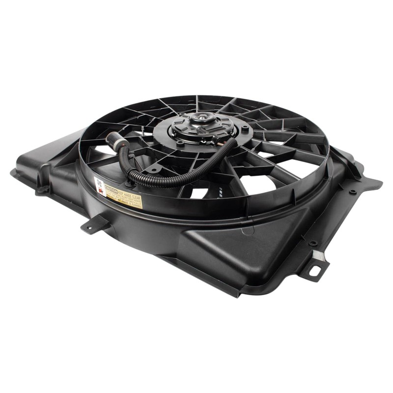TRQ Radiator Cooling Fan Assembly Compatible with 1990-1995 Ford Taurus