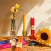 14 Pack Beeswax Taper Candles, Handmade Bees Wax Candles for