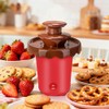 Mini fuente de chocolate de 5 onzas con 10 tenedores,