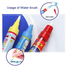 jenilily Water Doodle Pens Replacement Water Pen, Drawing Doodle Pens for Water Doodle Mat (Pack of 6)