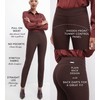 Rekucci Pantalón de pierna recta para mujer con control de