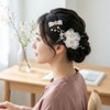 CHENLONB 髪飾り ヘアクリップ 花びら 蝶結び 2点セット可愛い おしゃれ 女の子 ヘアアクセサリー 写真撮影