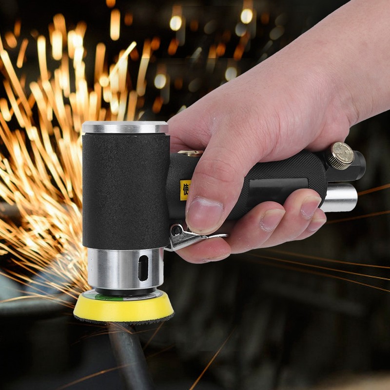 Pneumatic Polisher Polishing Machine Sanding Eccentric Elbow 2‑Inch / 3Inch