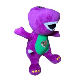 Lyons 2011 Singing Barney Purple Dinosaur Talking 11” Stuffed Plush WORKING!