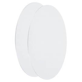sourcing map 2Pcs Aluminum Disc, 6"(150mm) Diameter 0.04"(1mm) Thickness Round Aluminum Sheets 6061 Aluminum Circle Plates for Metal Stamping