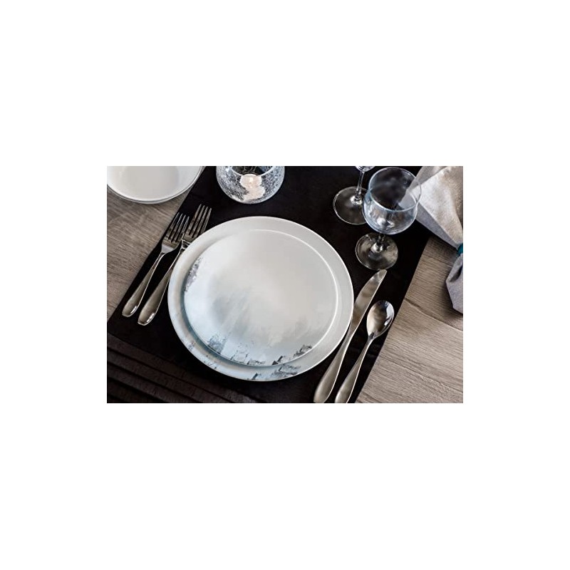 Corelle Tranquil Reflection Chip & Break resistant 12Pc Dinner Set,