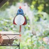 Resin Bird Wind Chime Resin Wood Hand Painted Delightful Melody
