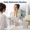 Toothbrush Holder with Dust Cover for Bathroom - Drainage Toothbrush