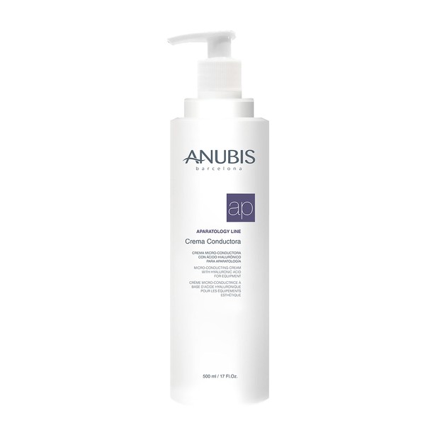 Anubis Barcelona Aparatology Line Conductive Cream for Aesthetic Devices with Hyaluronic Acid, 500ml