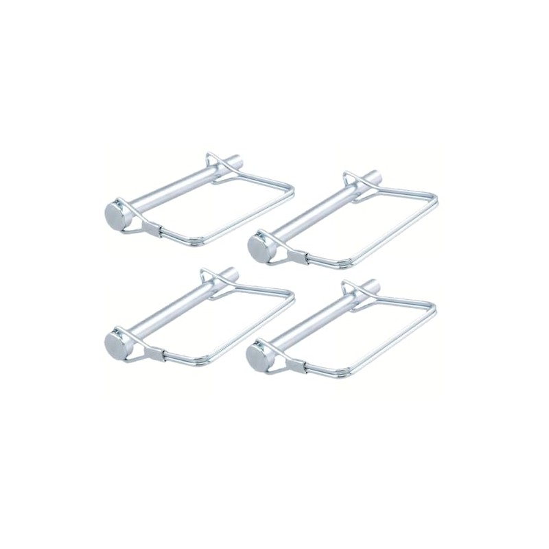 (Pack of 4) 1/4" x 2-3/4" Trailer Coupler Pin, Galvanized