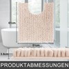 Yimobra U-Shaped Toilet Mat, Soft and Comfortable Contour Mat for