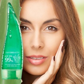 Aloe Vera 99% Gel Sábila Hidratacion Facial Piel Blanqueamiento 120ml Elimina Irritación Calmante Natural Efecto Curativo Elimina Acne y Mejora Apariencia Textura Ligera