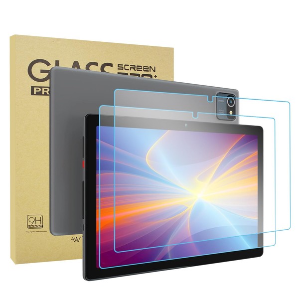 Transwon (for MB1001 Tablet) 2PCS Tempered Glass Screen Protector for