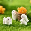Mini Hase Figuren,YouXiaor 20 Stücke Miniatur Kaninchen Figur Hasen Dekofigur