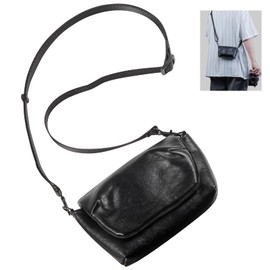 Yullmu Digital Camera Case, Camera Case, Compatible with Gr3, Gr3x, Rx100m7, ZV1, Tz99, x100vi, etc. PU Leather, Magnetic Closure, Black