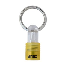 ANEX AQH-Y Bit Holder, Quick Type, With Ring, Yellow