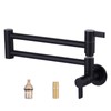 Pot Filler Faucet Matte Black, ARCORA Modern Pot Filler Wall