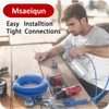 MSAEIQUN Pneumatic Tubing Blue PU Air Hose Pipe Tube Kit