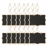 AUSTOR 14 Pcs Mini Chalkboards Signs Hanging Rectangle Chalkboards Double