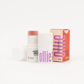 Ollie - Barra 3 en 1 Rubor, Labial y Sombra FPS 50  Rosado                                                                                            