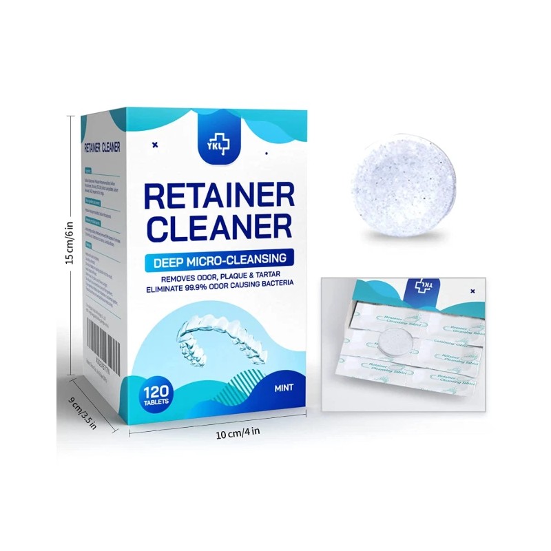 YKL Retainer & Denture Cleaner Tablets - 4 Months Supply