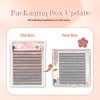 20D Lash Clusters, 240pcs Individual Lashes Extensions Volume Cluster Lashes,