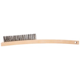 Shark 17005 Long Handle Carbon Steel V-Shaped Wire Brush