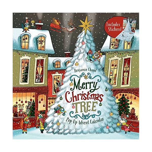 Merry Christmas Tree Pop-Up Advent Calendar: (Books for Family Holiday