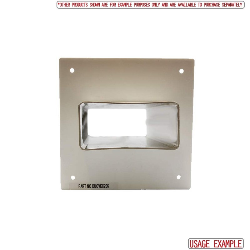 Kair Wall Plate 110mm x 54mm for Rectangular Ducting