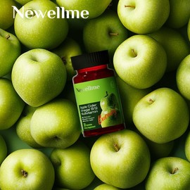 Newellme Apple Cider Vinegar Gummies Recipe Supports Normal Energy Levels and Gut Health Edible Dietary Healthcare - Specification: 1 bottle of 30+60granules