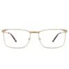 Eason Eyewear VF0108 Beckham Metal Optical Frame Glasses for Men