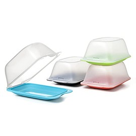 TATAY Cheese & Meats Storage Fresh, BPA Free, Reusables, Stackables, Dishwasher & MWO, Random Colour, 1 Piece, Measures 17 x 6 x 25 cm, (1180701)