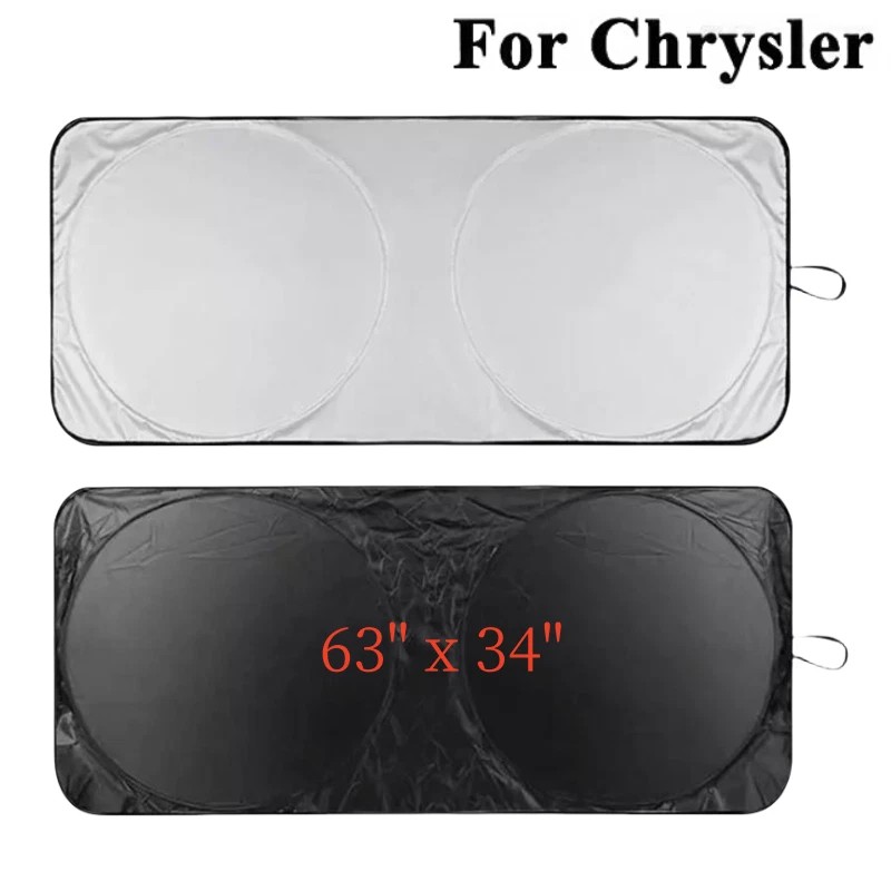 CP-AUTO For Chrysler Car Large Windshield Sun Shade Reflective UV