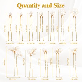 12Pcs pearl hair pins,pearl bobby pins bridal hair pins for Bridesmaids Brides Flower Girls Hair Accessories