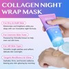 Collagen Night Wrapping Mask,Overnight Sleeping Mask for Delivers Deep, Lasting