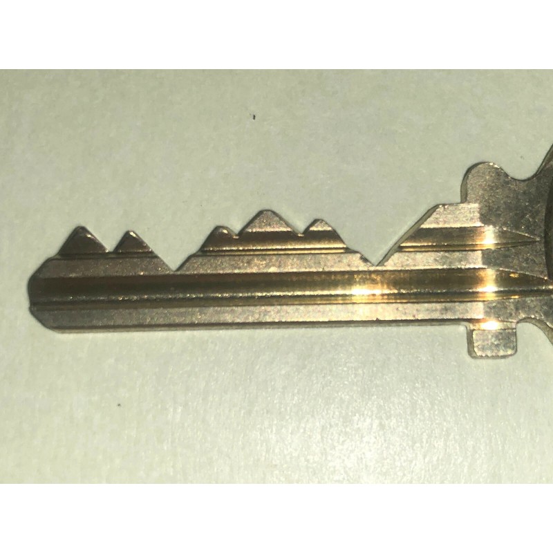 MEDECO HIGH SECURITY RIM CYLINDER PART # 10-0300N-02 BRASS IN