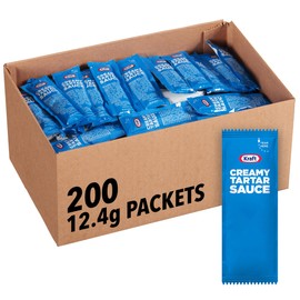 Kraft Creamy Tartar Sauce Packet Single Serve Packet (0.44 oz Packets, Pack of 200)