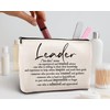 kdqua Leadership Gifts Makeup Bag, Leader Appreciation Gifts for Women