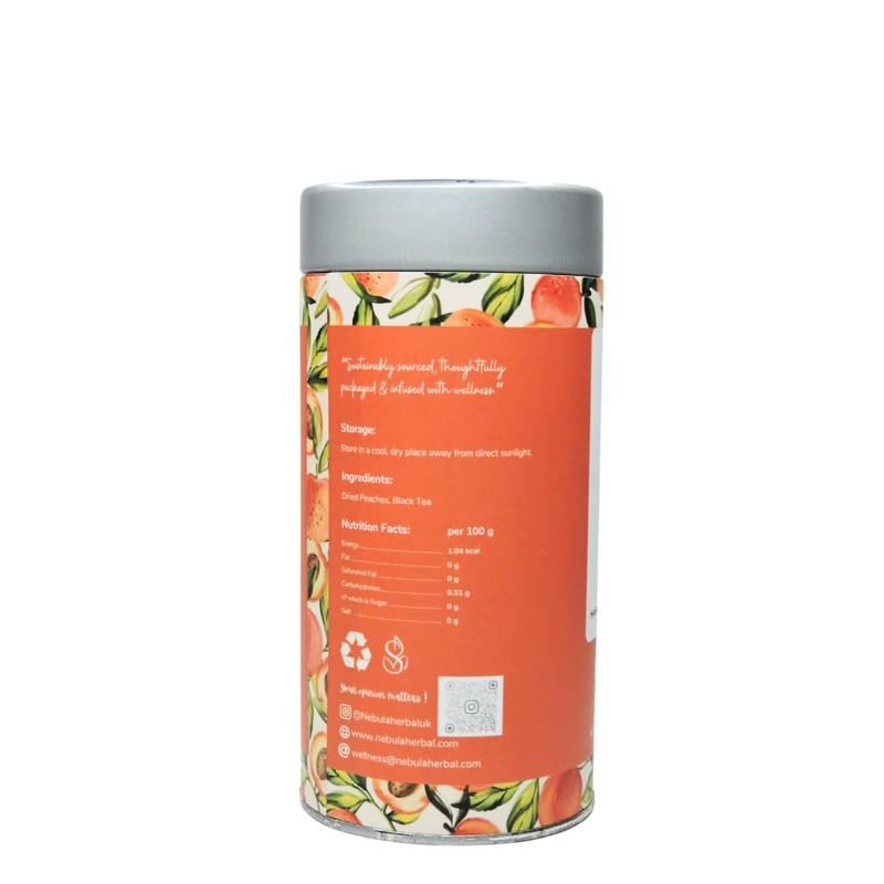Premium Peach Black Tea – Eco-Friendly Gift Box | Flavour: