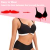KimYoung Bra Liners, Breast Sweat Wicking Pads, Viscose Made from