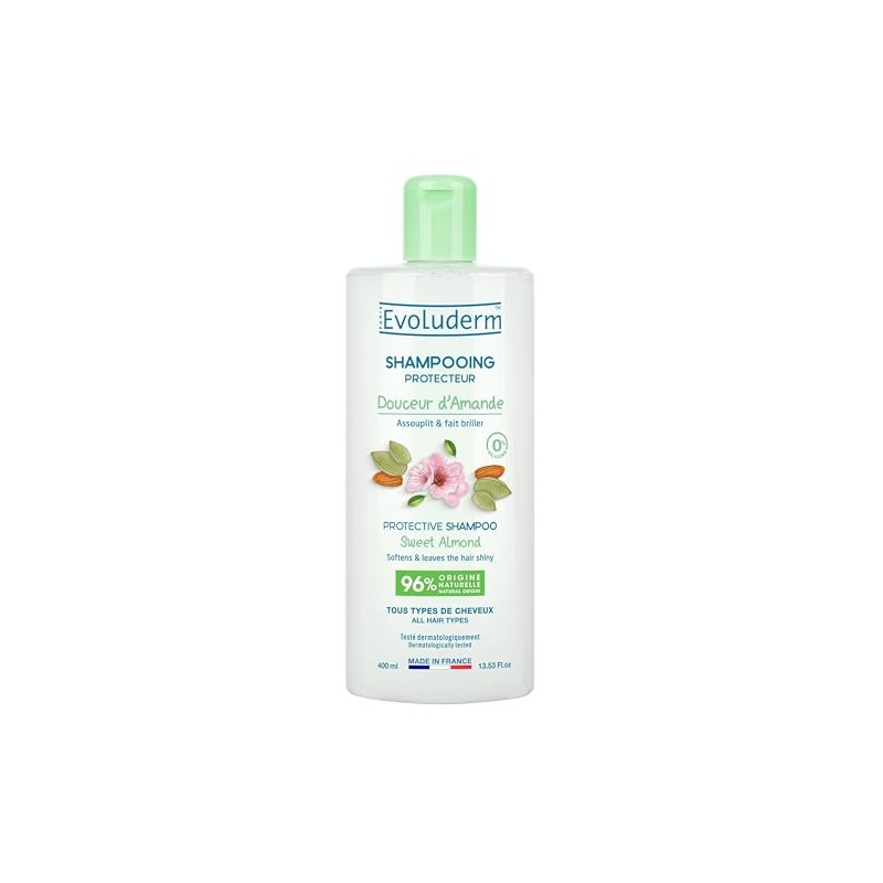 EVOLUDERM – Gentle Almond Protective Shampoo – 400 ml –